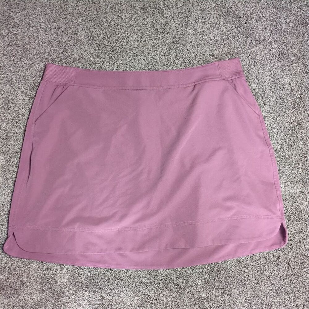 32 Degrees Cool Skirt Womens XXL Lined Golf Tennis Side Pockets Light Purple